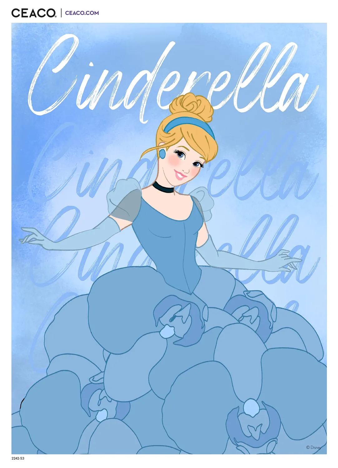Disney Princess Cinderella puzzle 200 piese copii 8+