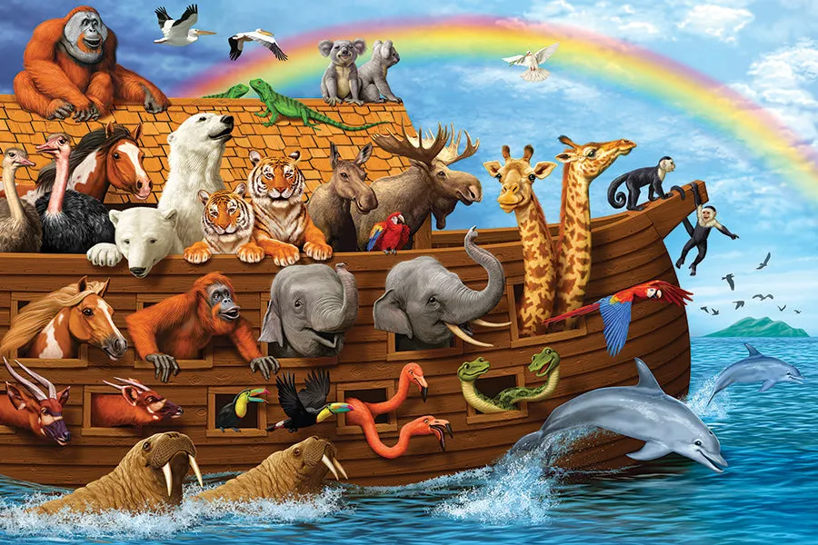 Cobble Hill Noah's Ark puzzle podea 35 piese arca