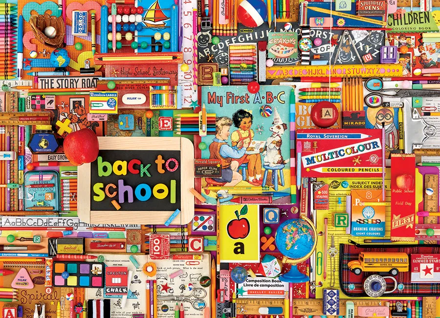 Cobble Hill Back to School puzzle 1000 piese colaj