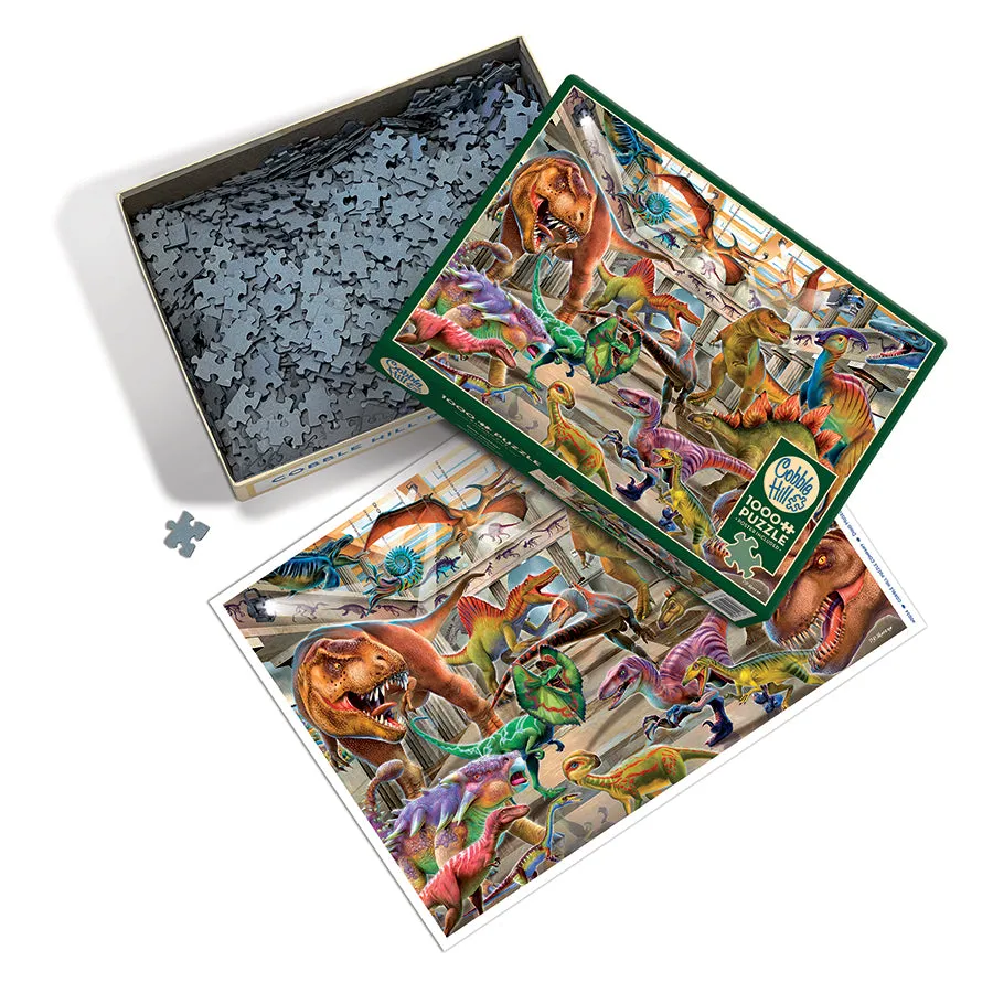 Cobble Hill Dino Museum puzzle 1000 piese dinozauri