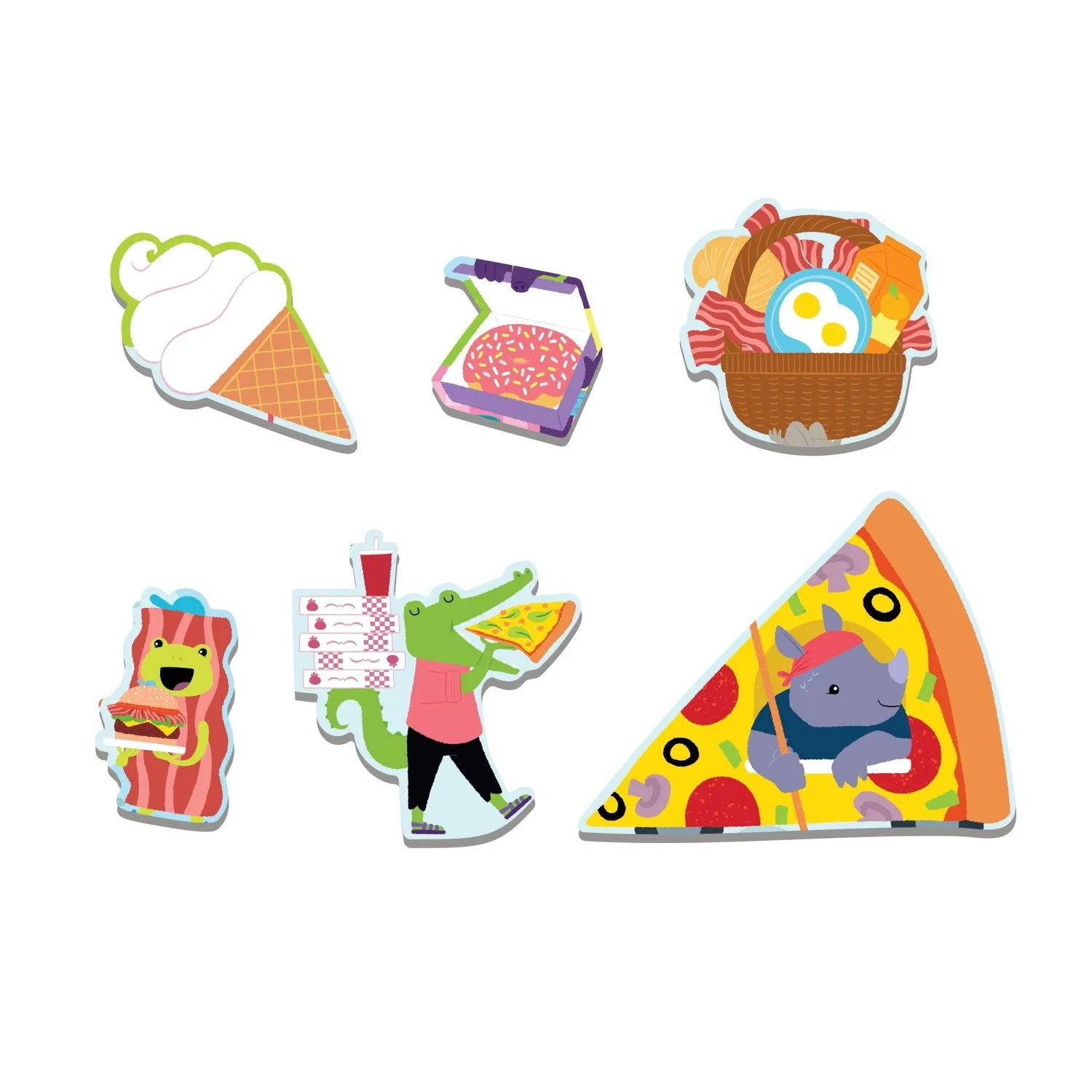 Mudpuppy Food Festival puzzle 60 piese parfumat