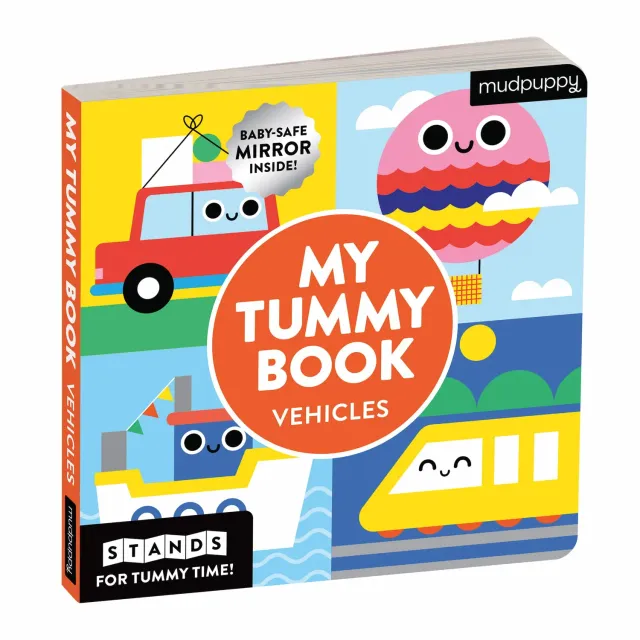 Mudpuppy Vehicles My Tummy carte bebeluși 15x15 cm