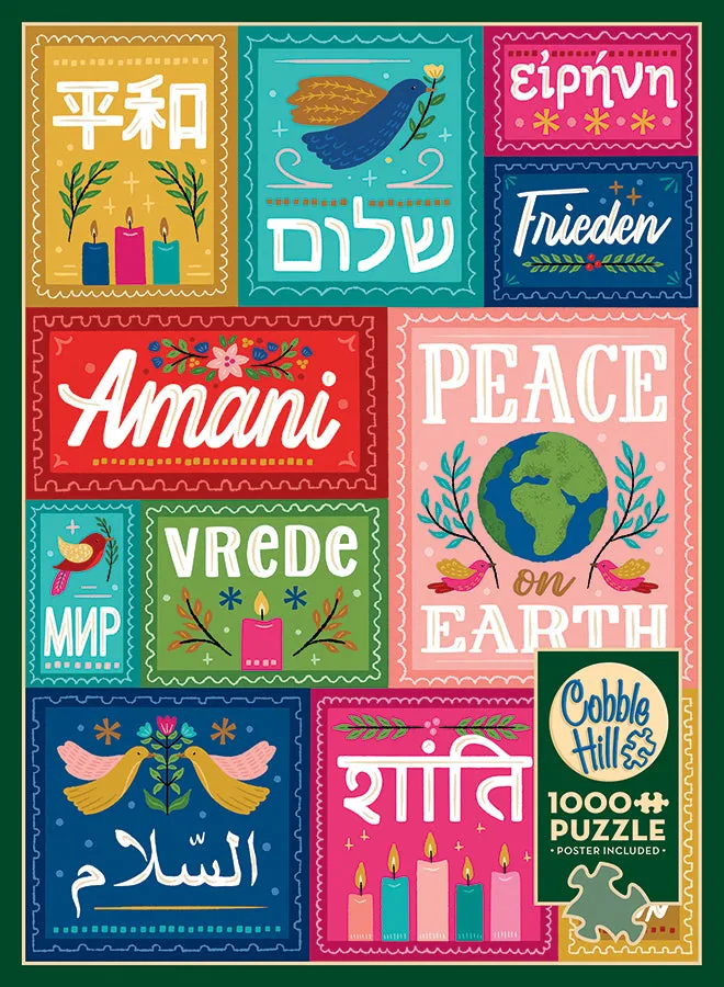 Cobble Hill Peace puzzle 1000 piese colaj limbi