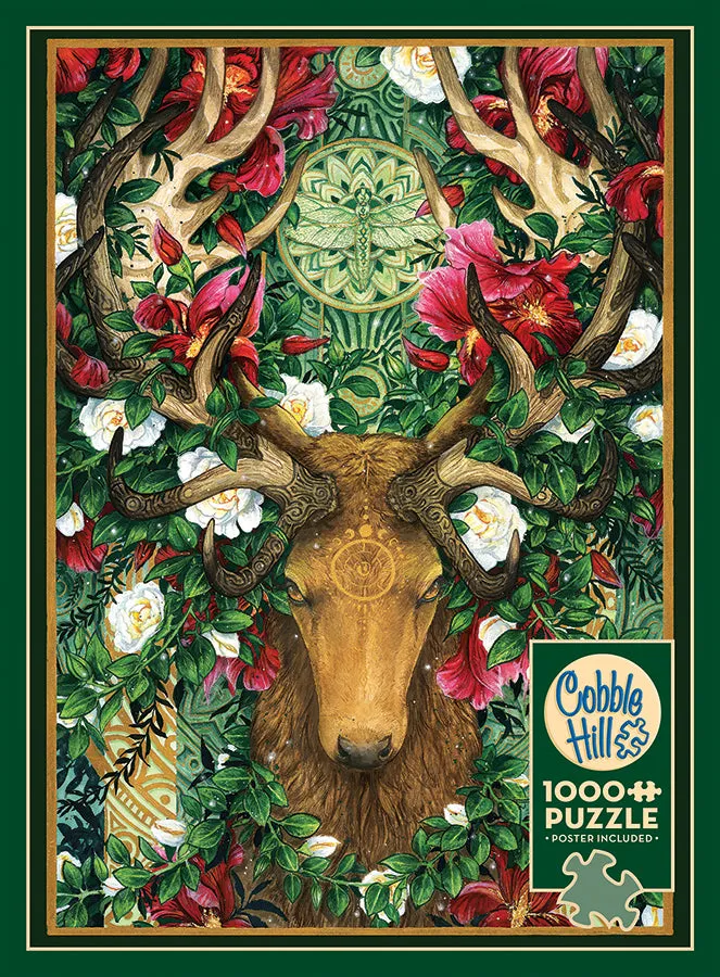 Cobble Hill Bloom of Life puzzle 1000 piese cerb flori
