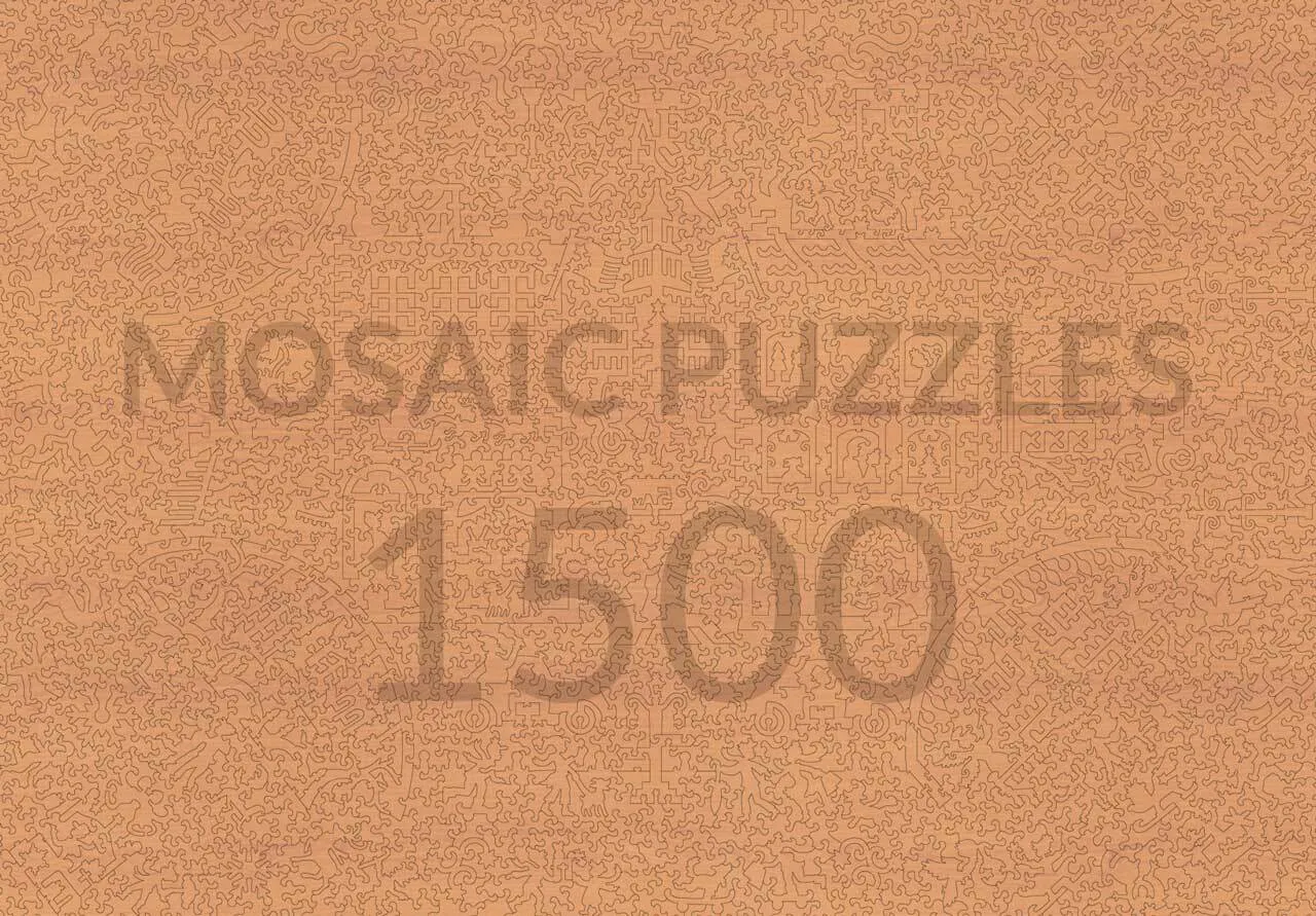 Mosaic Puzzles Christmas Lights puzzle 50 piese oras