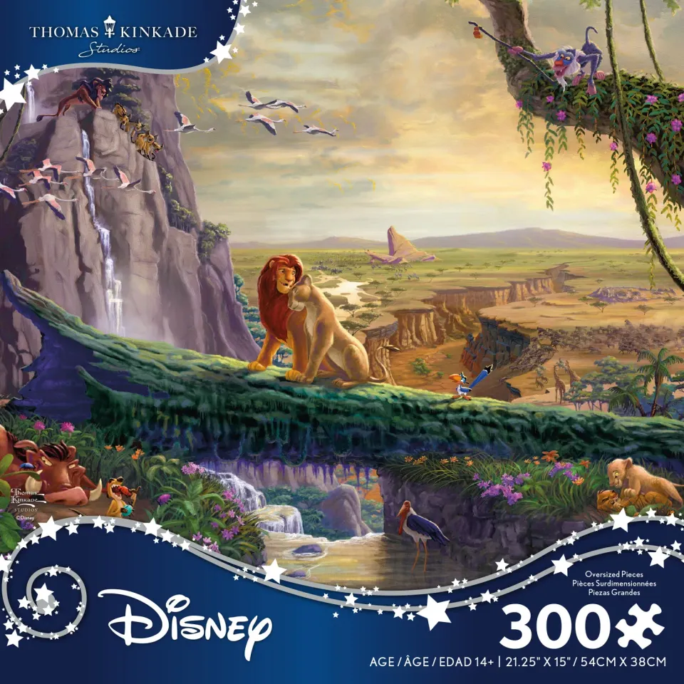 Ceaco Thomas Kinkade Return to Pride Rock puzzle 300 piese