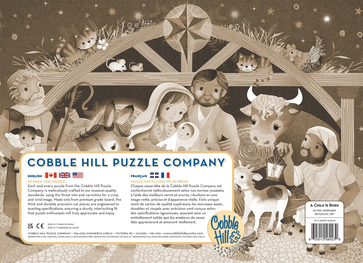 Cobble Hill A Child is Born puzzle tava 35 piese copii