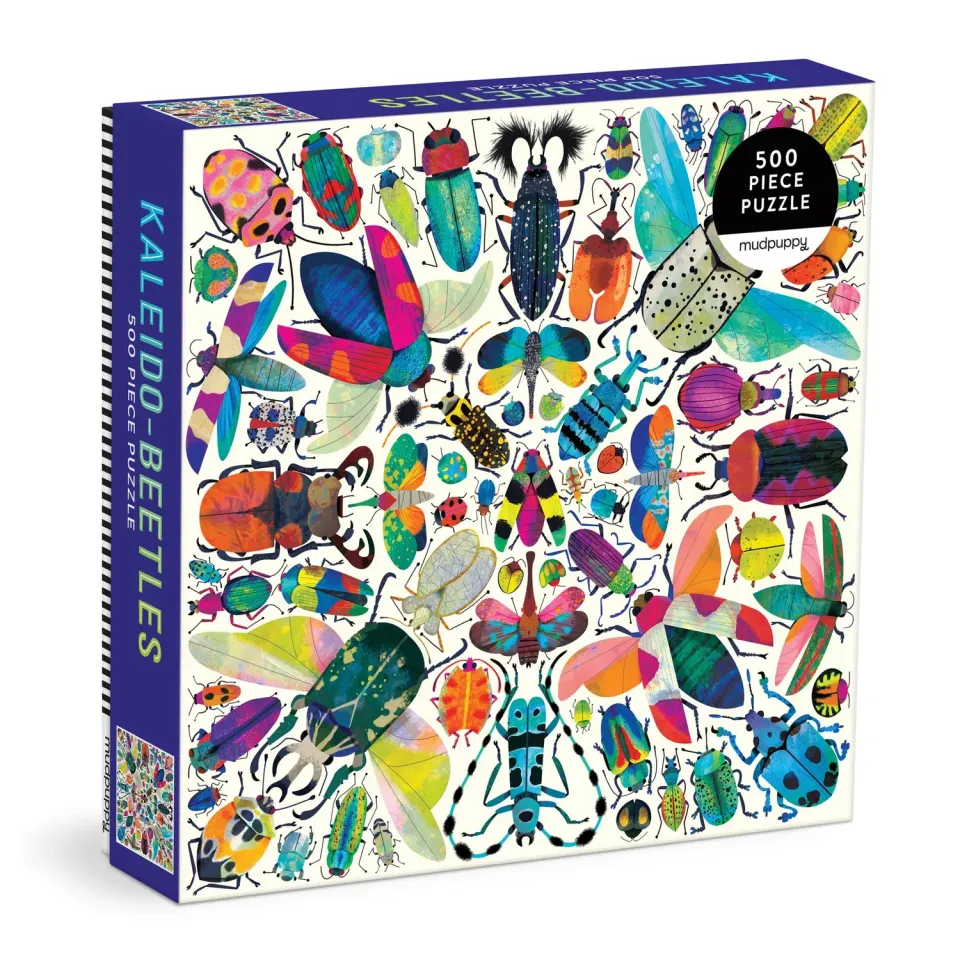 Mudpuppy Kaleido Beetles puzzle 500 piese gandaci