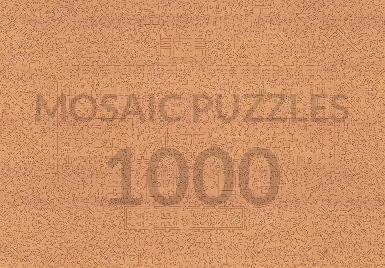 Mosaic Puzzles Ophelia Millais puzzle lemn 500 piese arta