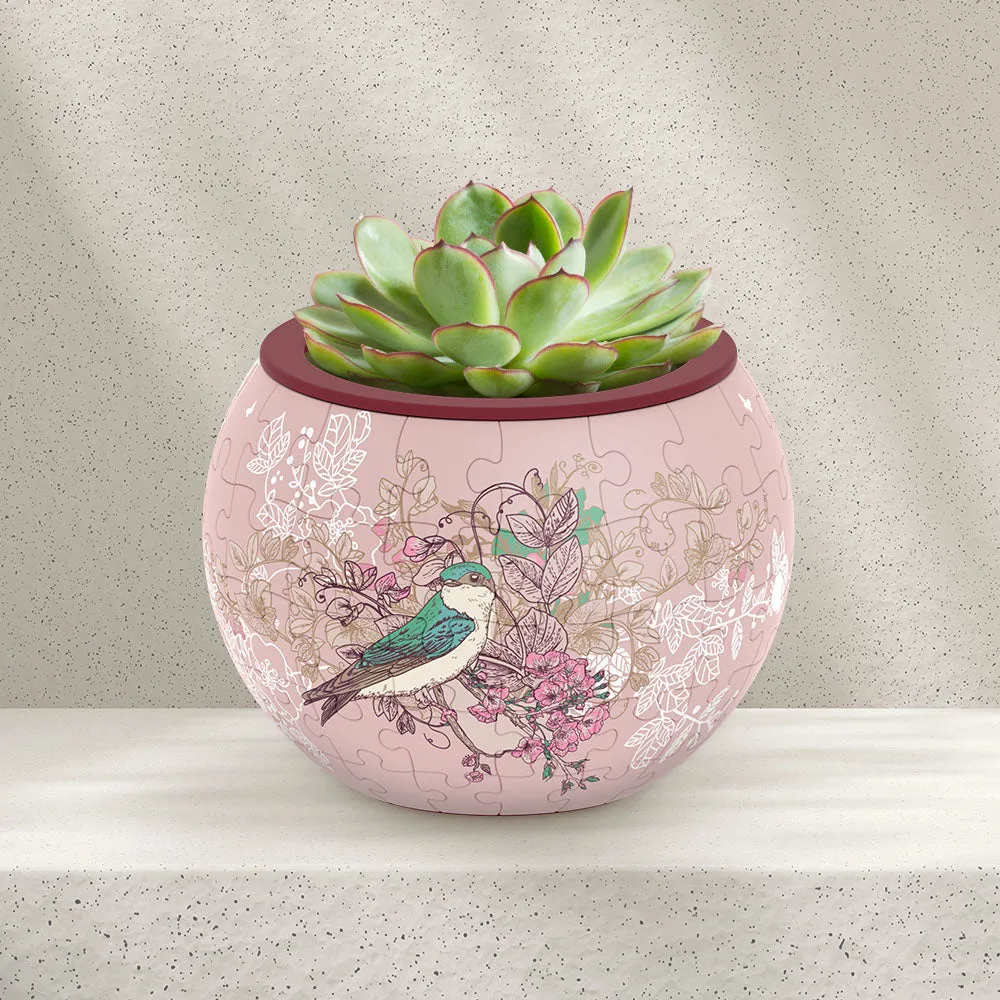 PieceRelax Planter Singing Birds ghiveci puzzle K1100 3D