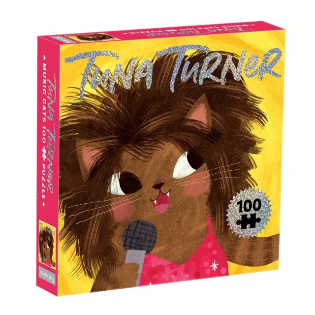 Mudpuppy Tuna Turner Music Cats puzzle 100 piese foil