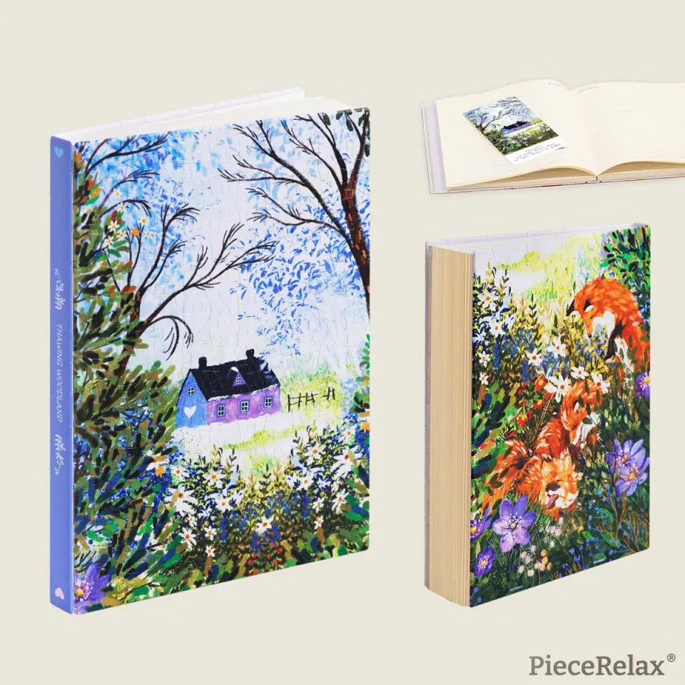 PieceRelax Puzzle Journal Thawing Woodland YA1078 puzzle pădure