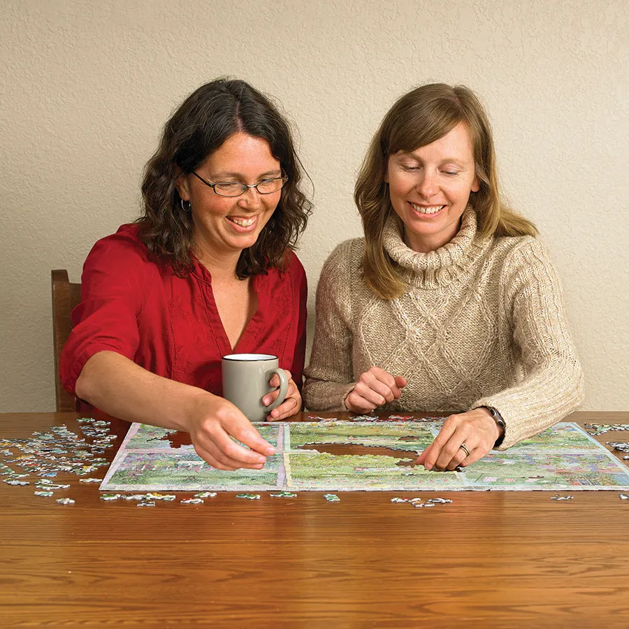 Cobble Hill Cottage Gardens puzzle 1000 piese grădini
