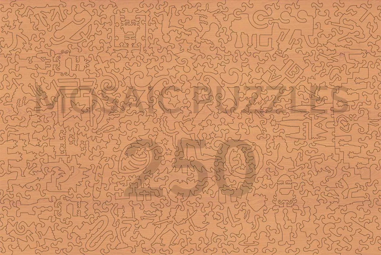 Mosaic Puzzles The Nutcracker puzzle lemn 100 piese crăciun