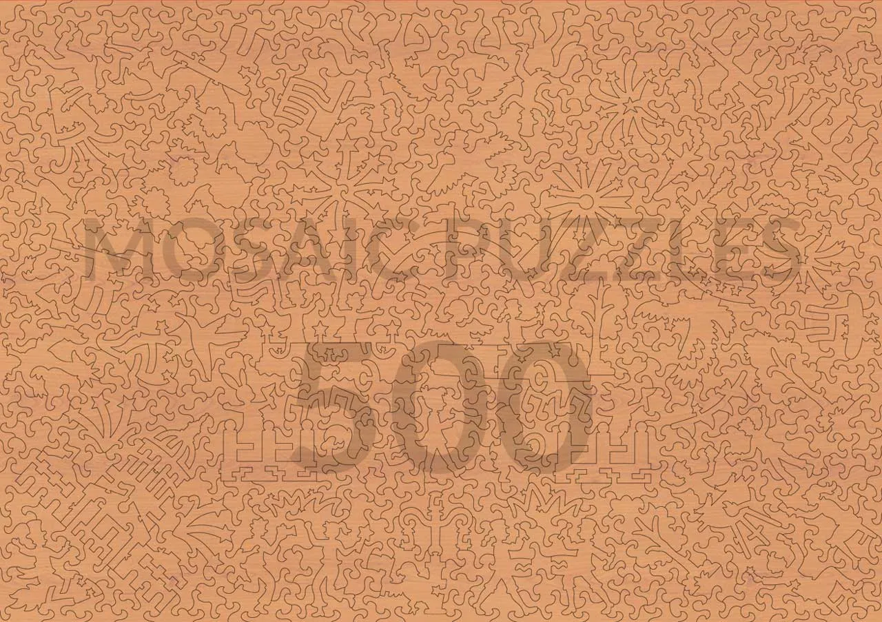Mosaic Puzzles July Fourth Keepsakes puzzle lemn 500 piese americana