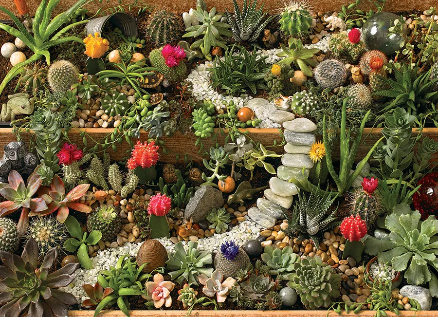Cobble Hill Succulent Garden puzzle 1000 piese suculente