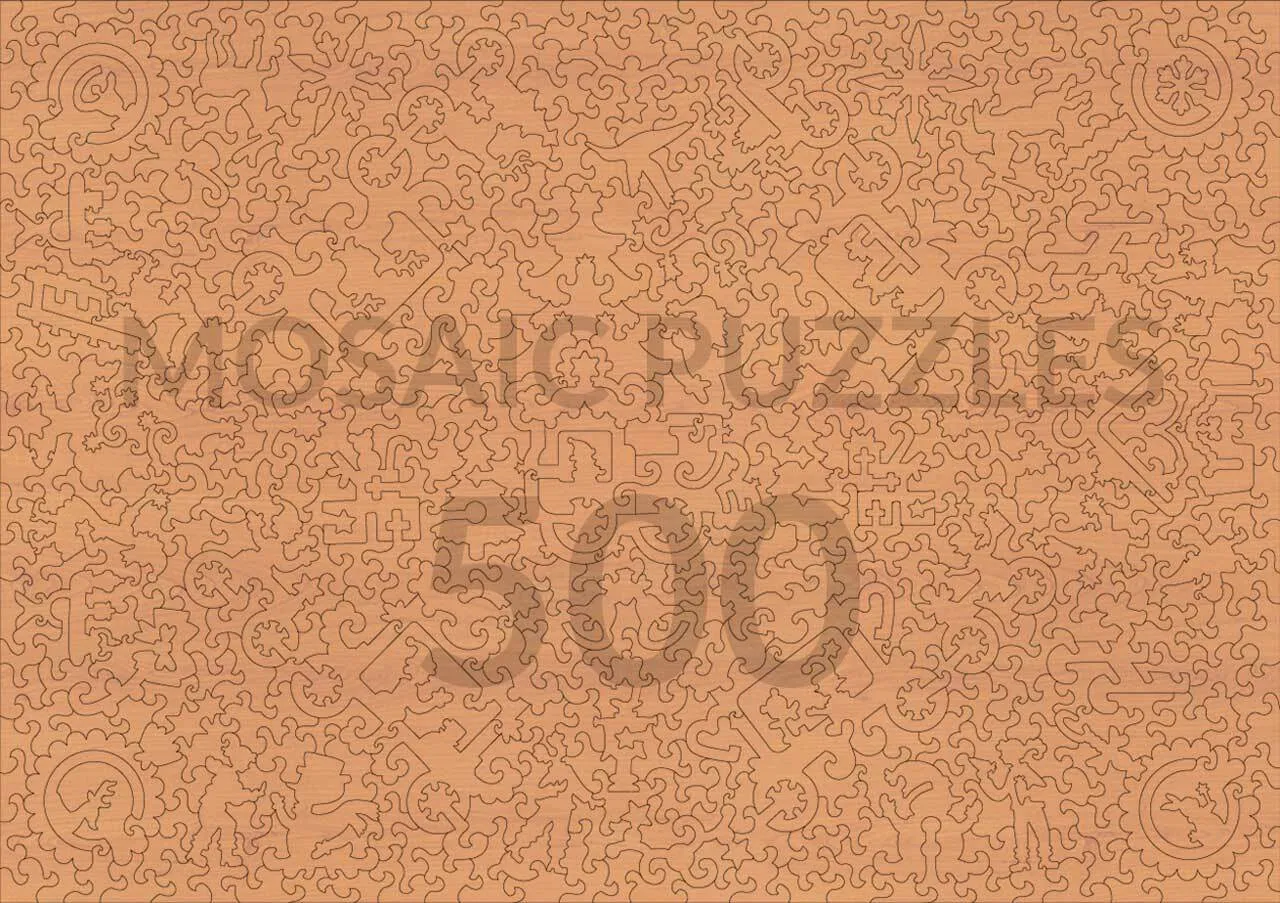 Mosaic Puzzles Midnight Christmas Express puzzle 500 piese