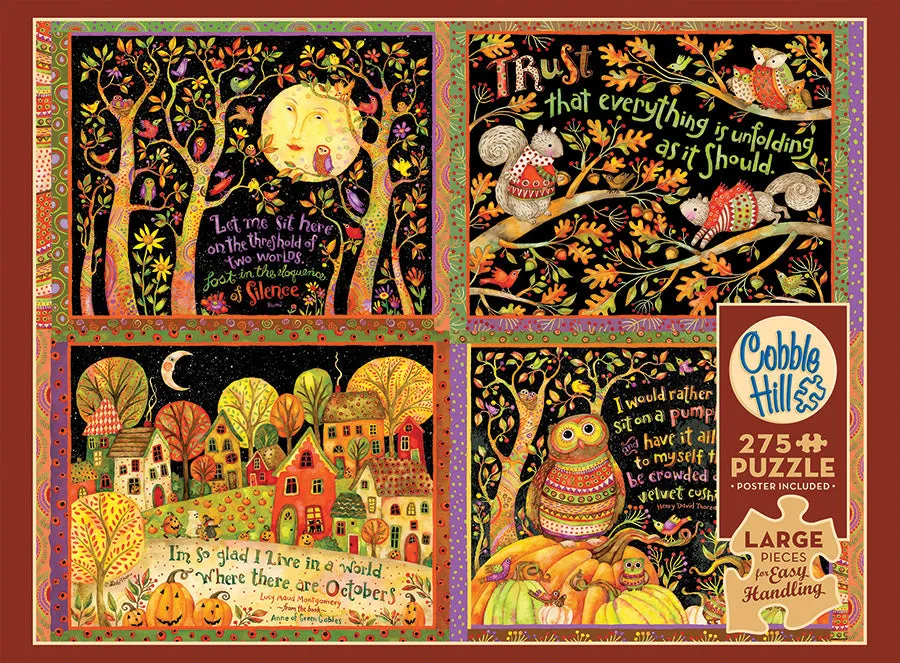 Cobble Hill Easy Handling Autumn Reflections puzzle 275 piese toamna