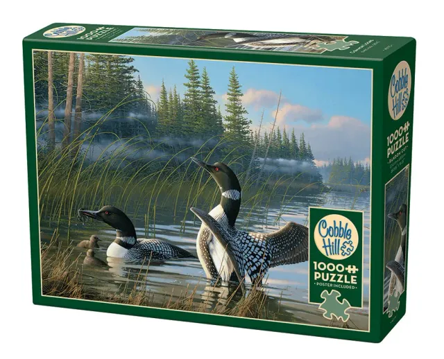 Cobble Hill Common Loons puzzle 1000 piese lac