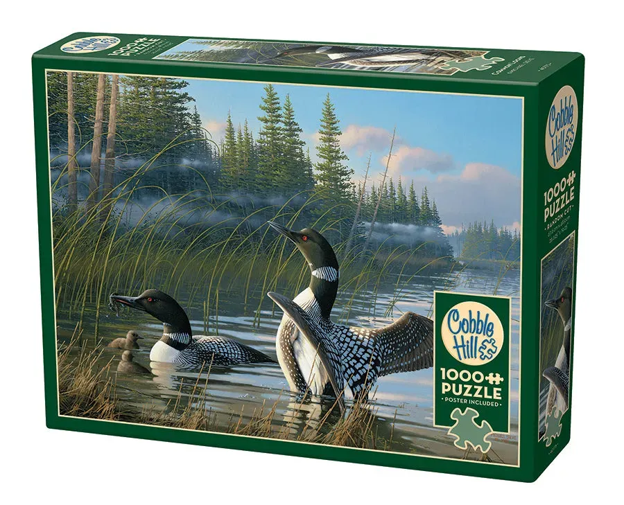Cobble Hill Common Loons puzzle 1000 piese lac
