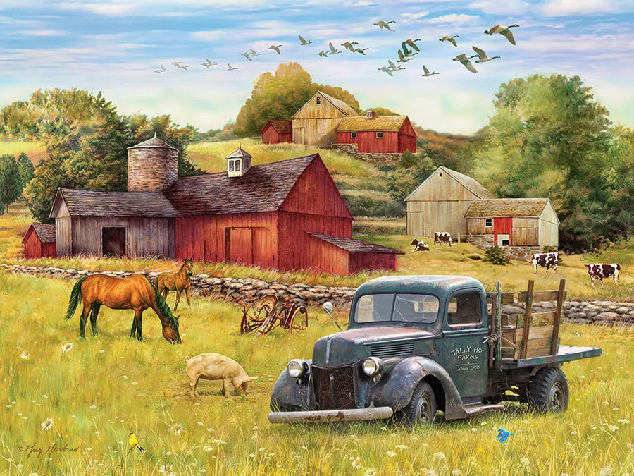 Cobble Hill Summer Afternoon on the Farm puzzle 275 piese mari