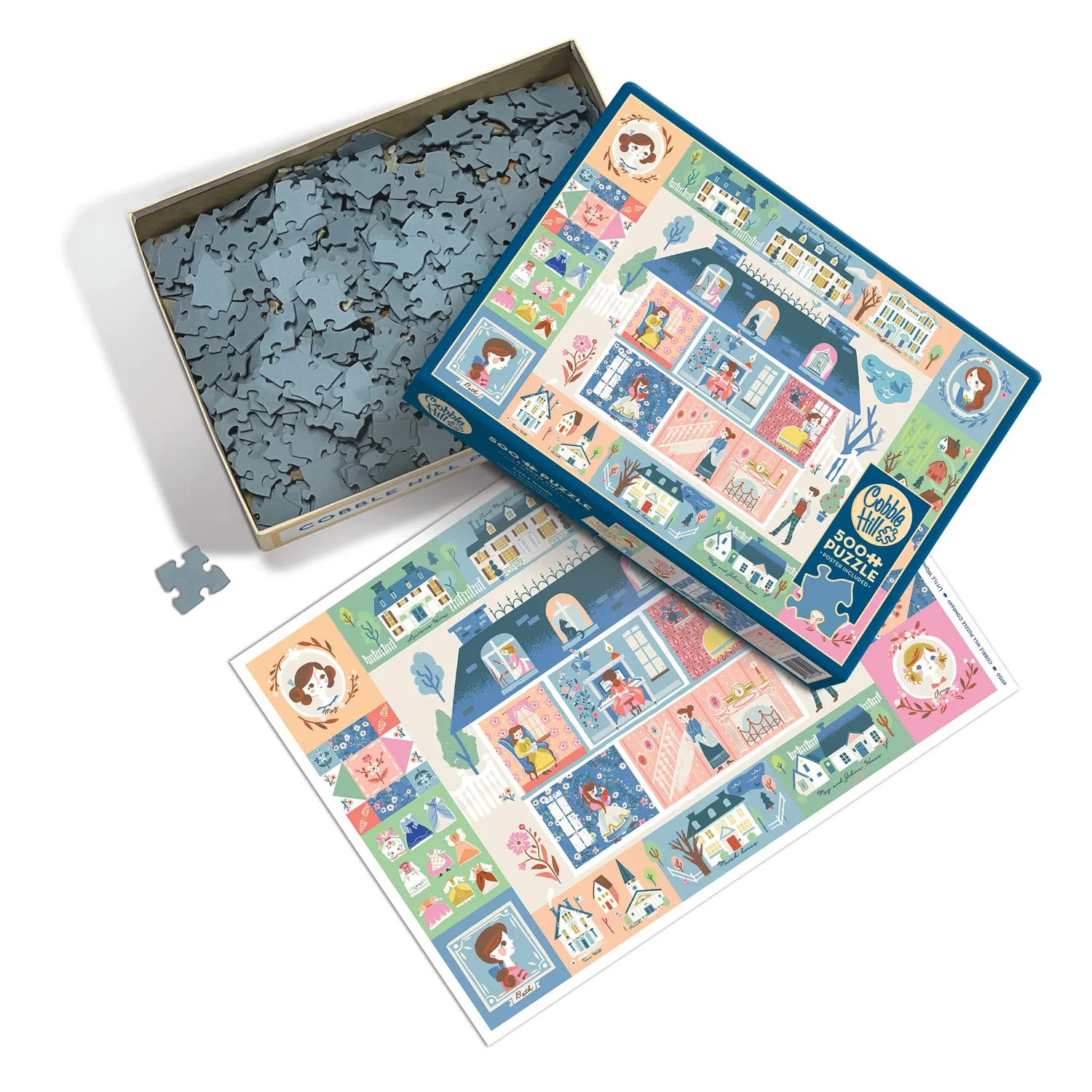 Cobble Hill Little Women puzzle 500 piese carti