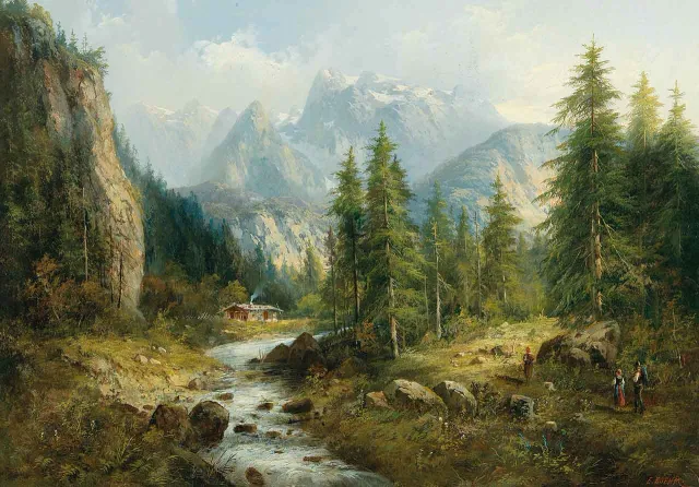 Mosaic Puzzles Mountain Landscape Boehm puzzle lemn 250 piese peisaj
