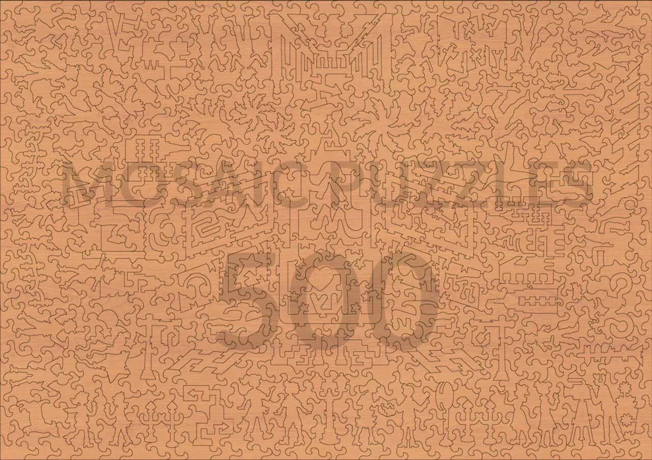 Mosaic Puzzles A Map of the Wondrous Isle of Manhattan puzzle 250 piese