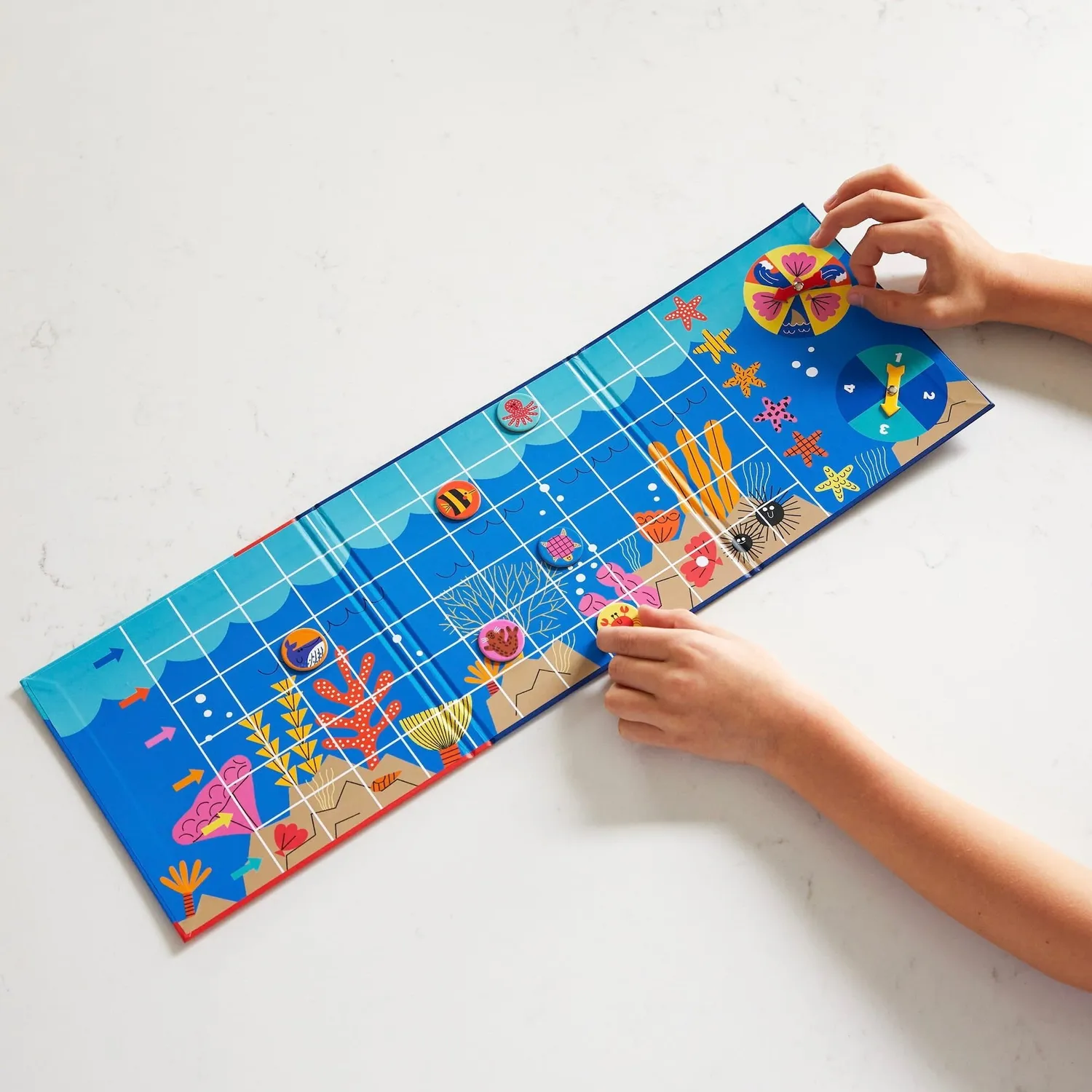 Mudpuppy Let's Take a Swim joc magnetic curse 2-6 jucatori