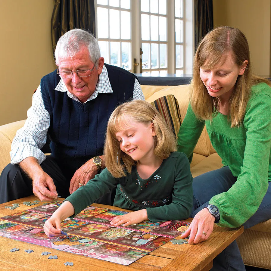 Cobble Hill Candy Counter Family puzzle 350 piese dulciuri