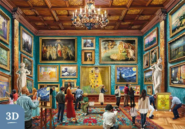 Mosaic Puzzles Gallery of the Greats puzzle 3D 1000 piese