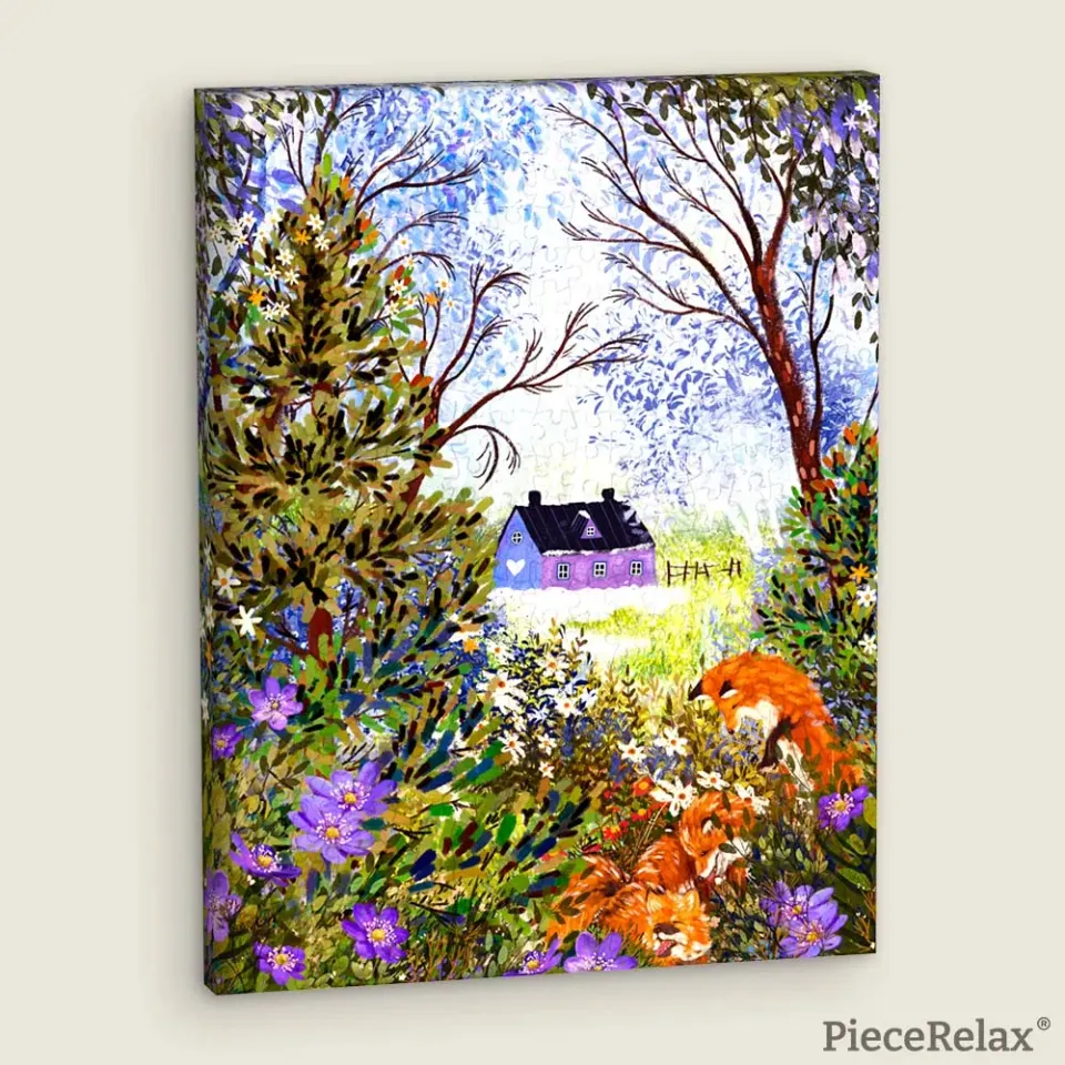 PieceRelax Thawing Woodland puzzle canvas padure