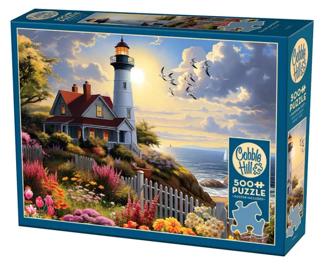 Cobble Hill To the Lighthouse puzzle 500 piese far