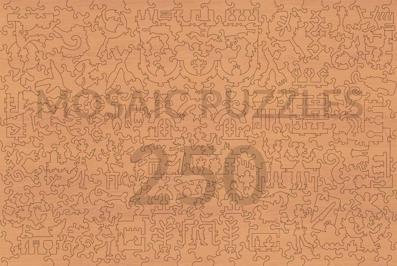 Mosaic Puzzles First Thanksgiving puzzle lemn 250 piese tablou