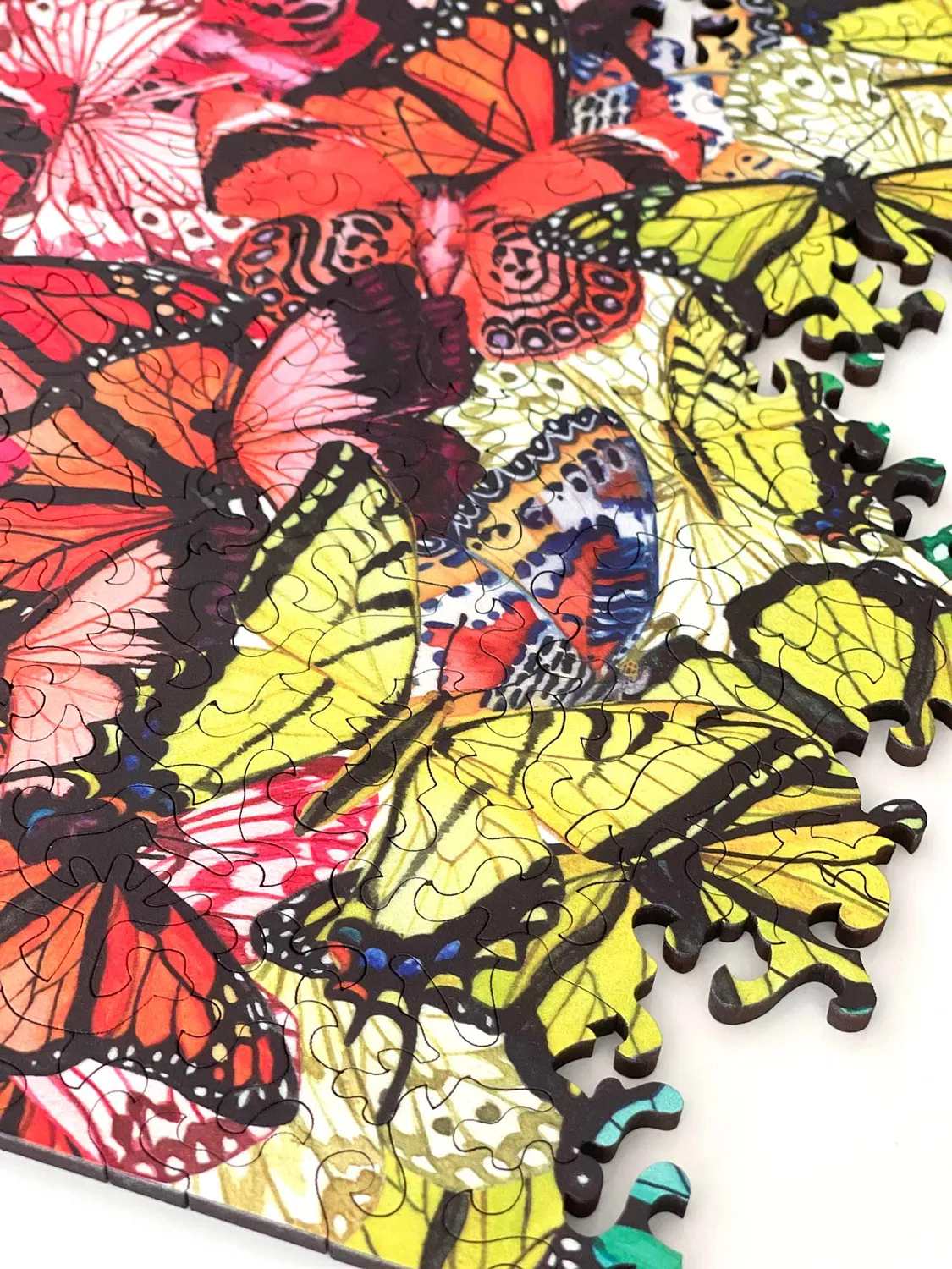 Mosaic Puzzles Rainbow Butterflies puzzle lemn 50 piese fluturi