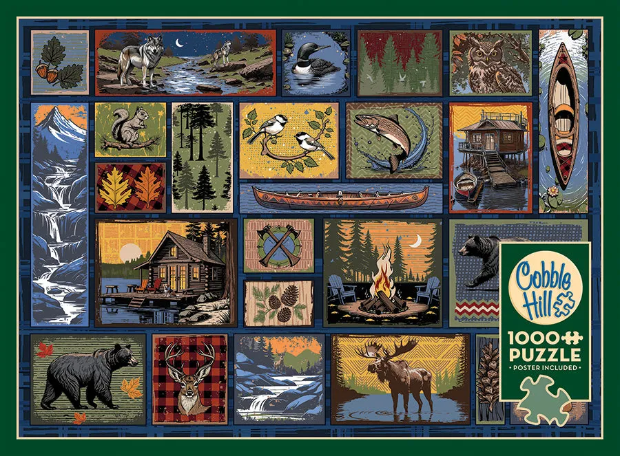 Cobble Hill Woodcraft puzzle 1000 piese natura