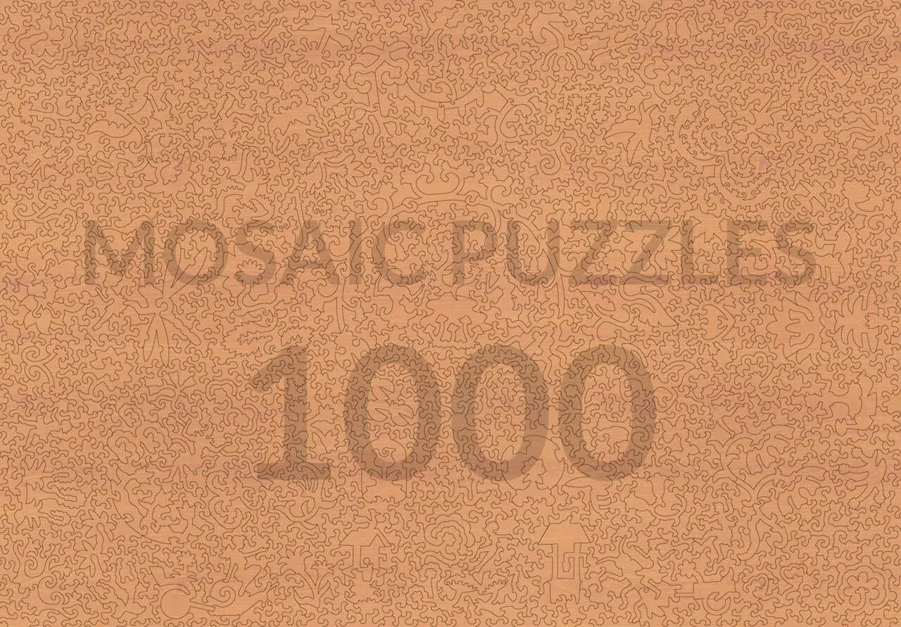 Mosaic Puzzles The Marilynn Bouquet puzzle lemn 500 piese bujori