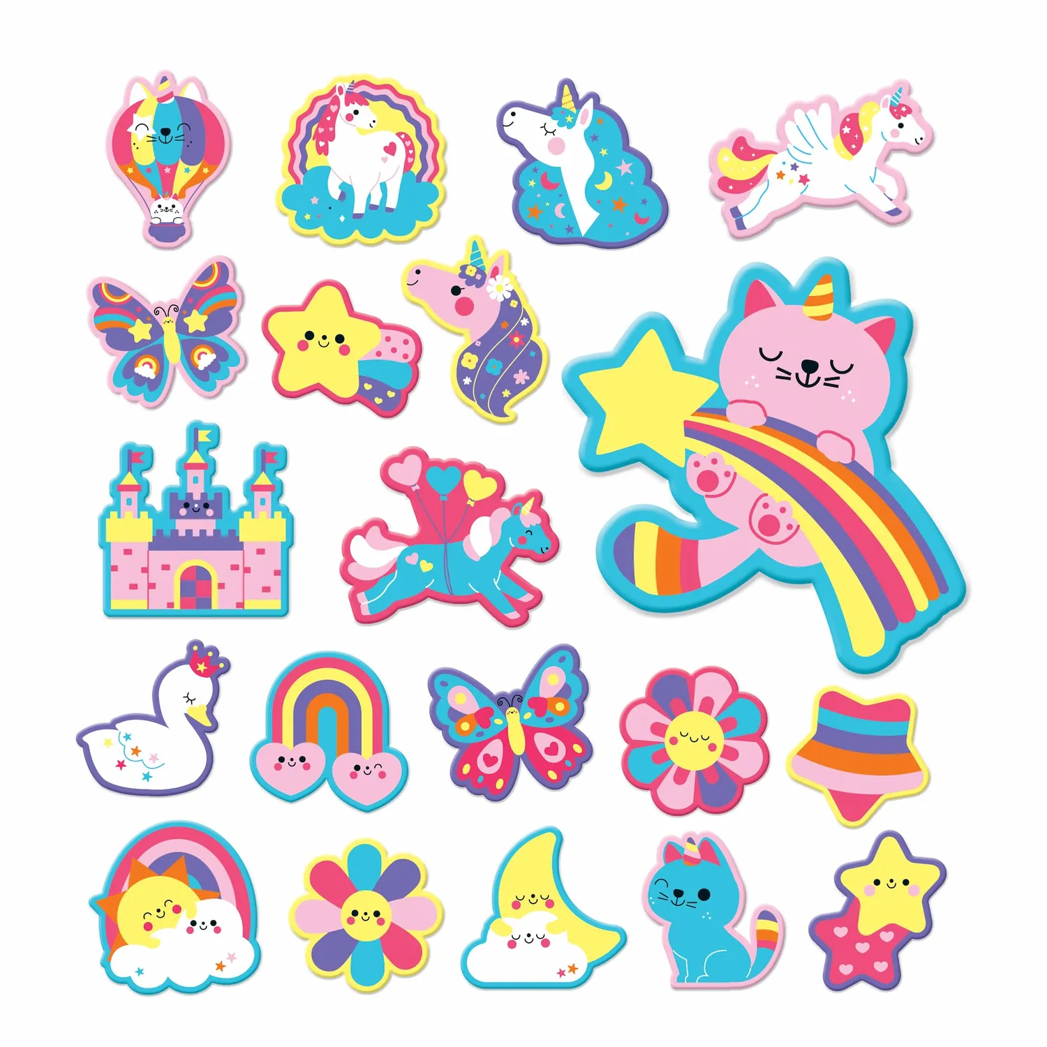 Mudpuppy Unicorn Dreams forme baie spumă 20 piese