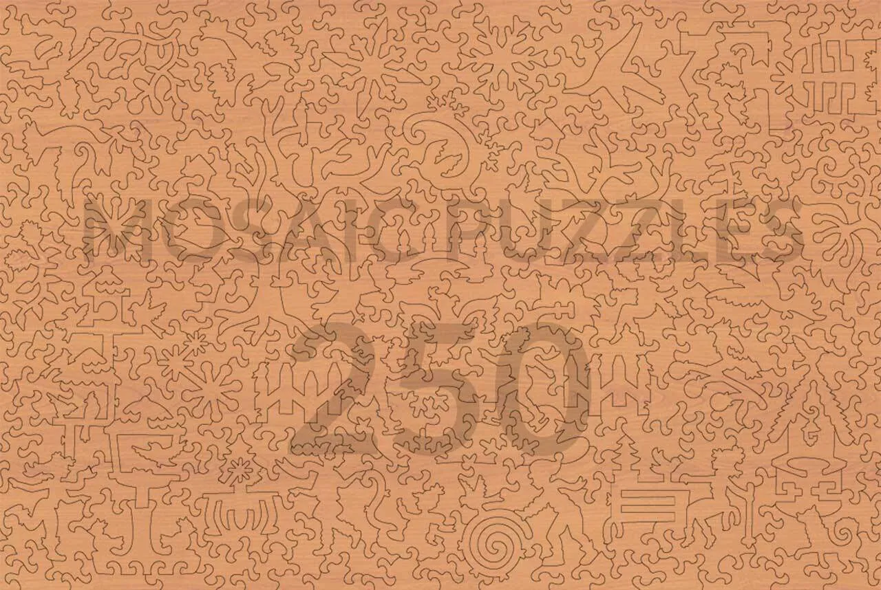 Mosaic Puzzles Songbirds in Winter puzzle 250 piese păsări