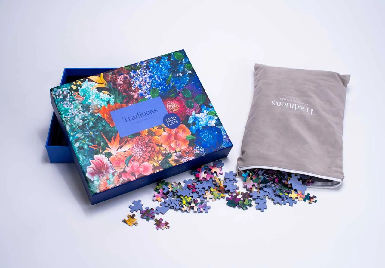 Mosaic Traditions Ombre Bloom puzzle carton 1000 piese floral