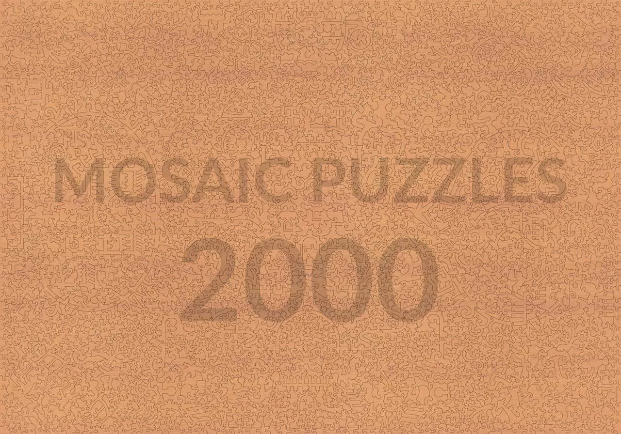 Mosaic Puzzles Animals in the Wild puzzle lemn 100 piese animale