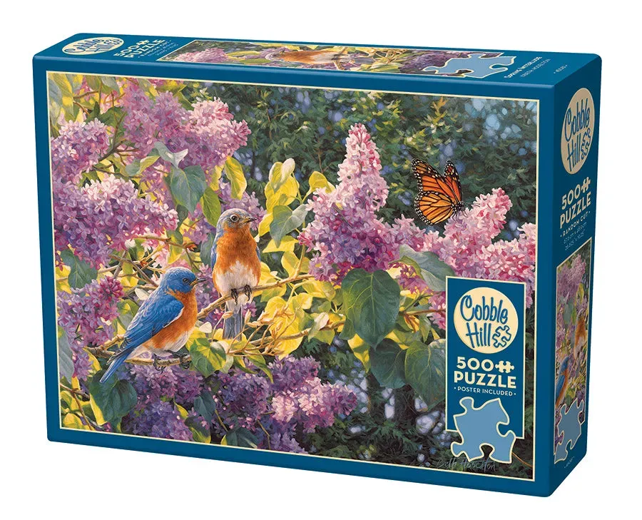 Cobble Hill Spring Interlude puzzle 500 piese flori