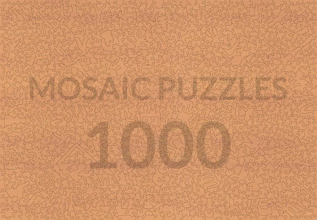 Mosaic Puzzles Festive Cookies puzzle lemn 100 piese craciun
