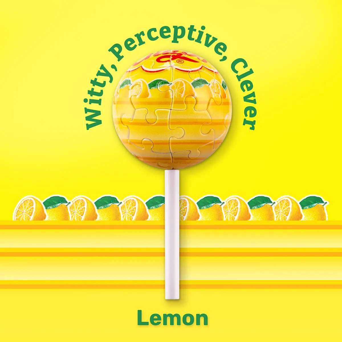 PieceRelax Chups My Flavor A3893 breloc puzzle Lemon lămâie