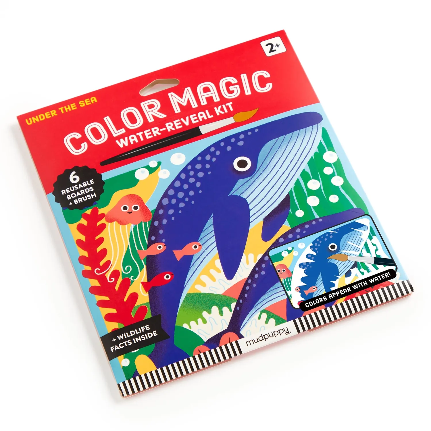 Mudpuppy Color Magic Under the Sea kit pictura cu apa