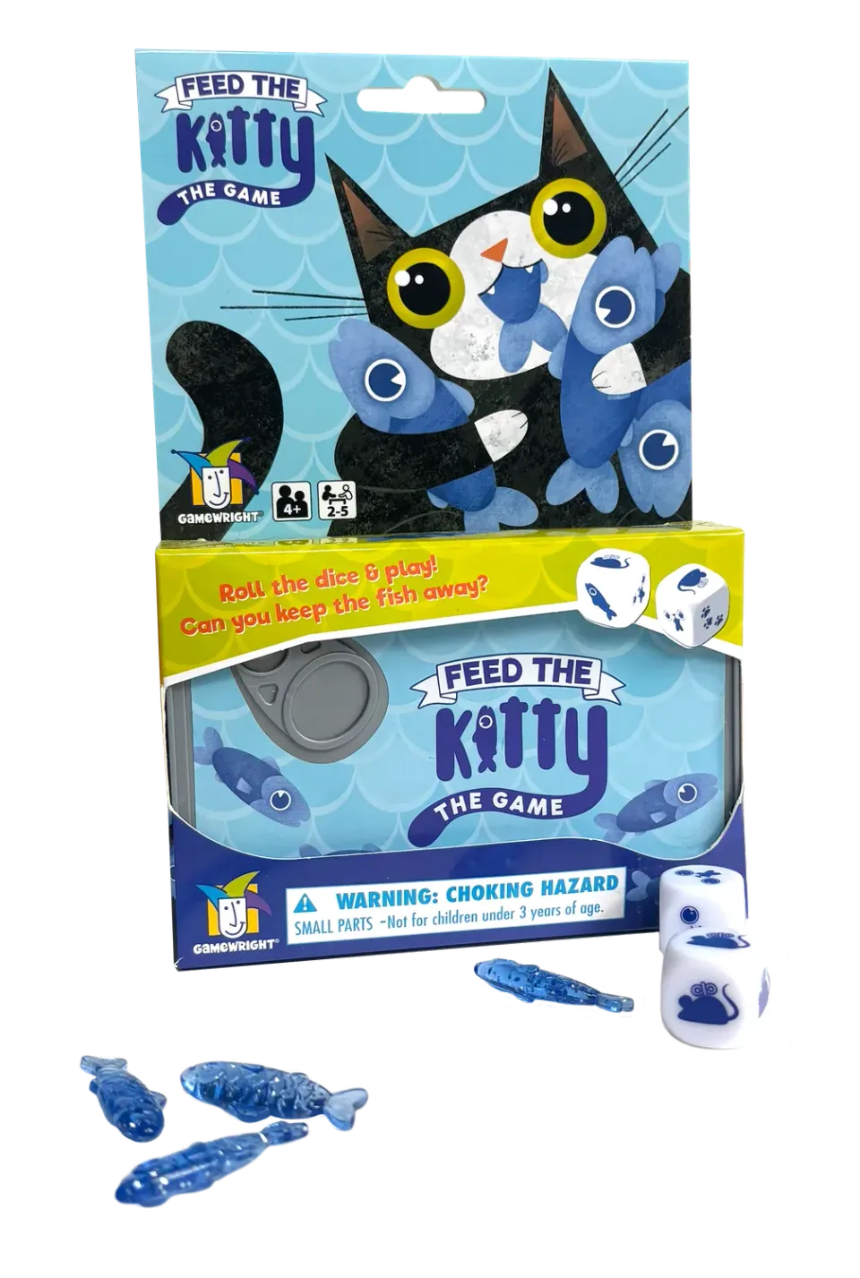 Gamewright Feed the Kitty joc cu zaruri 2-5 jucători copii