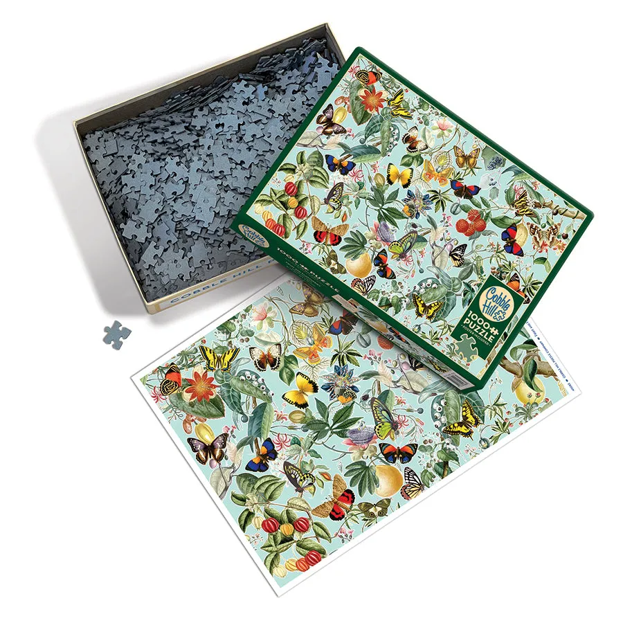 Cobble Hill Fruit and Flutterbies puzzle 1000 piese fluturi