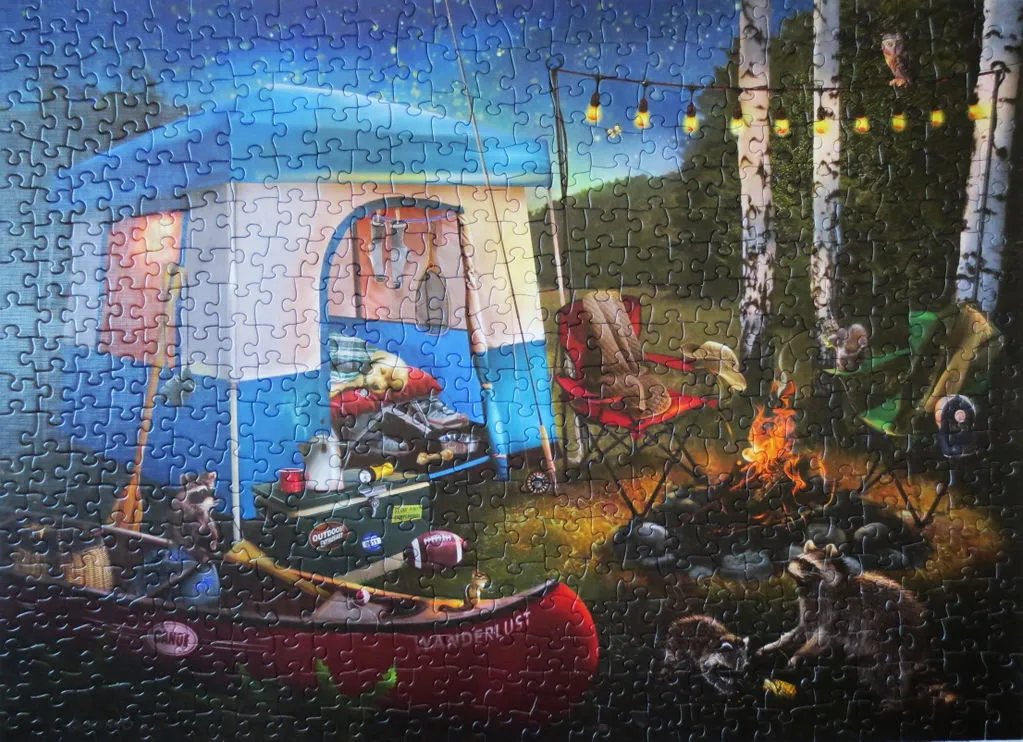 Cobble Hill Wanderlust puzzle 500 piese noapte