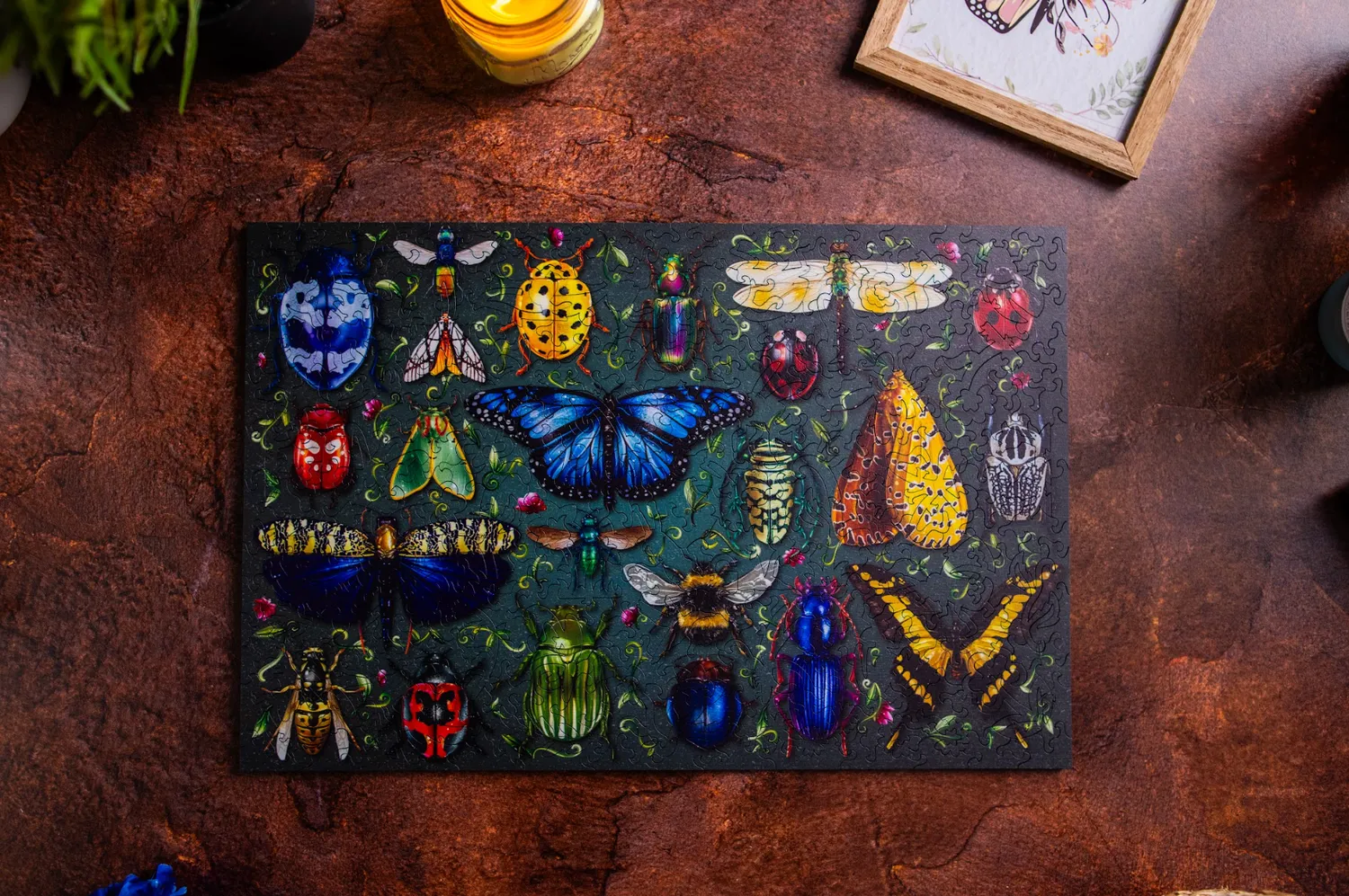 Mosaic Puzzles Insectarium puzzle lemn 100 piese insecte
