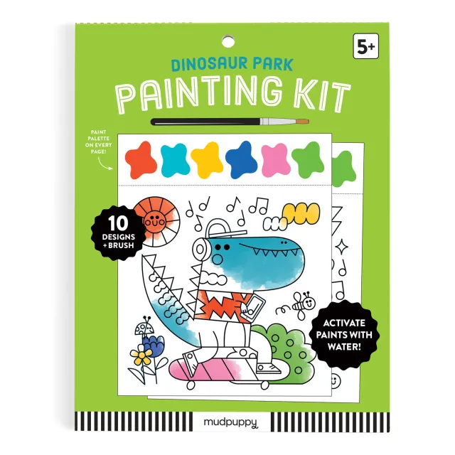 Mudpuppy Dinosaur Park set pictura 10 carduri cu dinozauri